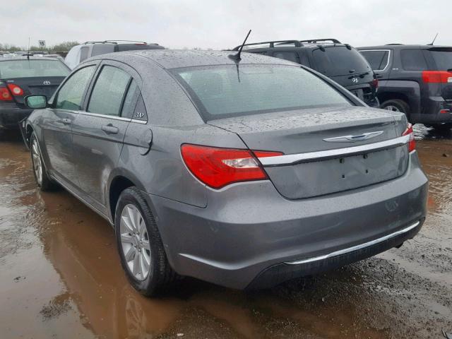 1C3CCBBBXCN164365 - 2012 CHRYSLER 200 TOURIN GRAY photo 3