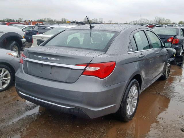 1C3CCBBBXCN164365 - 2012 CHRYSLER 200 TOURIN GRAY photo 4