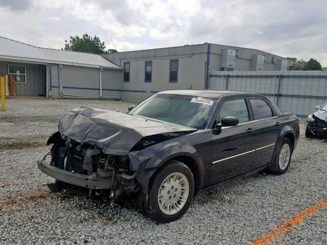 2C3KA43R37H868429 - 2007 CHRYSLER 300 BLACK photo 2