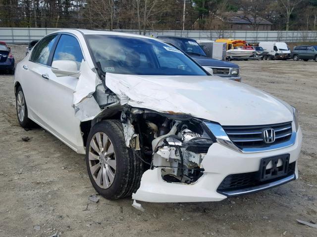 1HGCR2F86DA036546 - 2013 HONDA ACCORD EXL WHITE photo 1