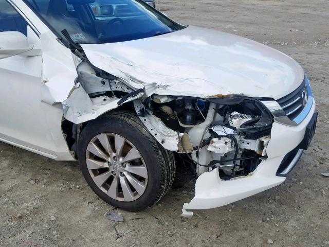 1HGCR2F86DA036546 - 2013 HONDA ACCORD EXL WHITE photo 9