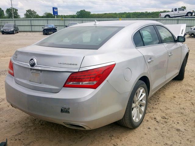 1G4GB5G39EF134043 - 2014 BUICK LACROSSE SILVER photo 4