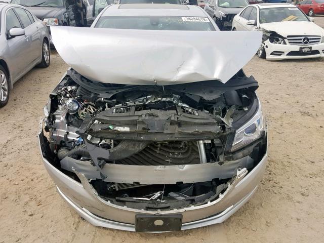 1G4GB5G39EF134043 - 2014 BUICK LACROSSE SILVER photo 7