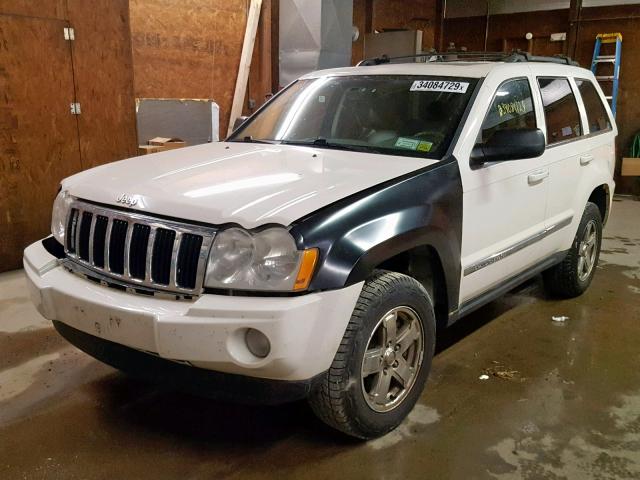 1J4HR58286C115541 - 2006 JEEP GRAND CHER WHITE photo 2