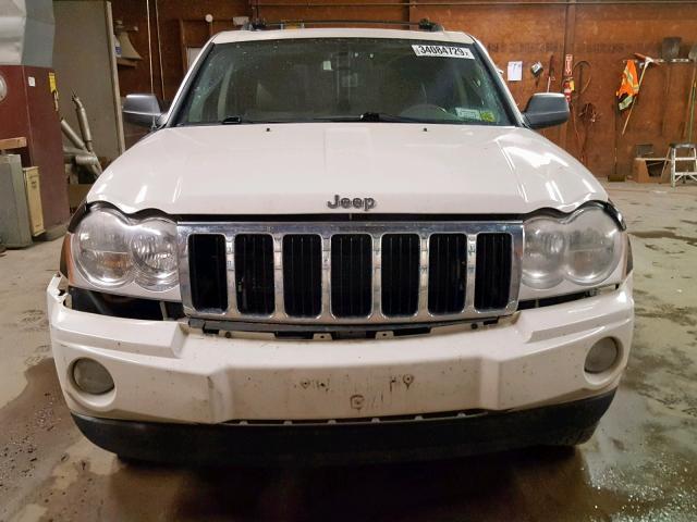 1J4HR58286C115541 - 2006 JEEP GRAND CHER WHITE photo 9