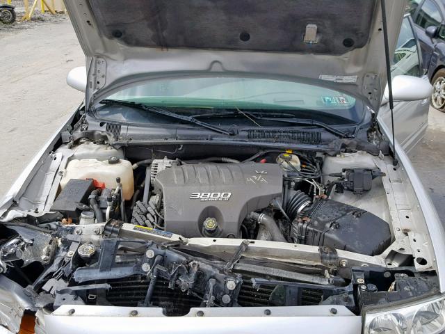 1G4HR54K02U156547 - 2002 BUICK LESABRE LI SILVER photo 7