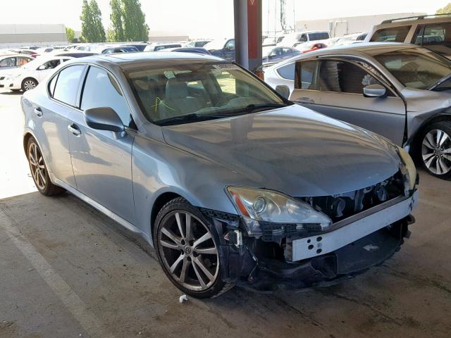 JTHBK262182068765 - 2008 LEXUS IS 250 BLUE photo 1