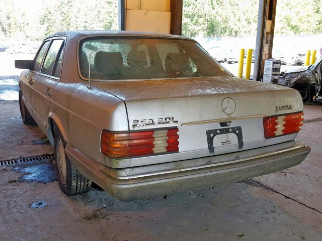 WDBCB35D8MA605399 - 1991 MERCEDES-BENZ 350 SDL SILVER photo 3