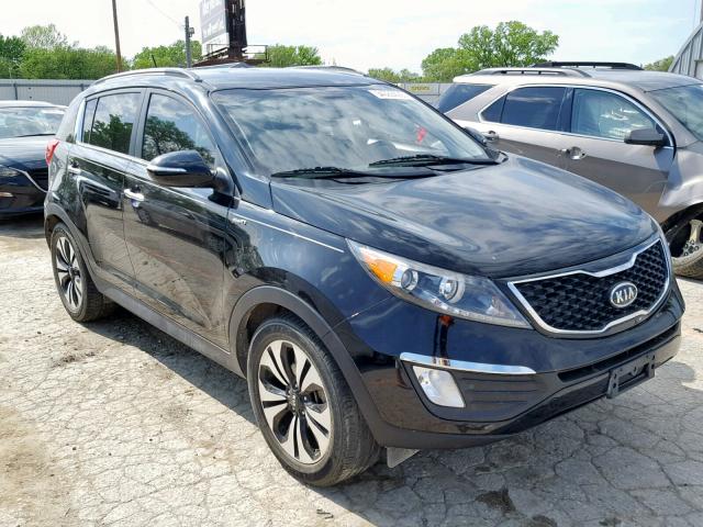 KNDPCCA69C7277817 - 2012 KIA SPORTAGE S BLACK photo 1