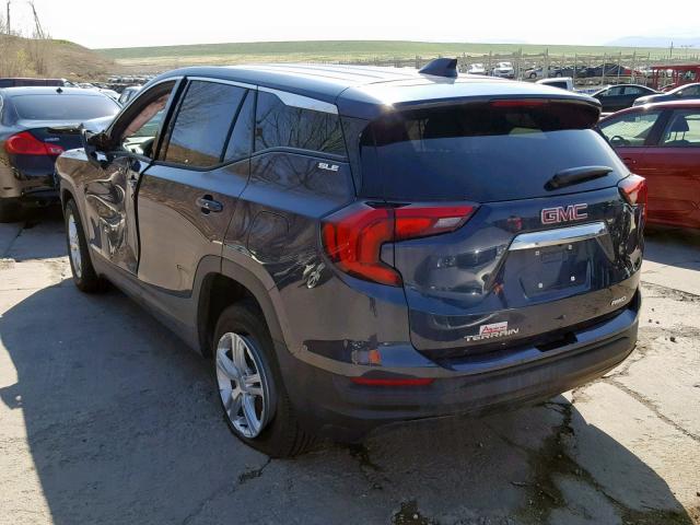 3GKALTEV3JL391168 - 2018 GMC TERRAIN SL BLUE photo 3