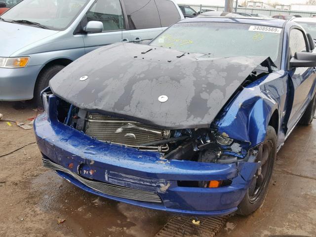 1ZVHT82H475244000 - 2007 FORD MUSTANG GT BLACK photo 9