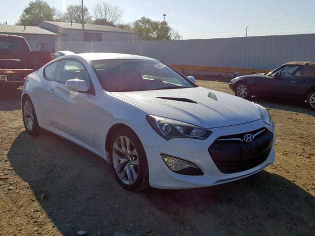 KMHHU6KJ7FU125090 - 2015 HYUNDAI GENESIS CO WHITE photo 1