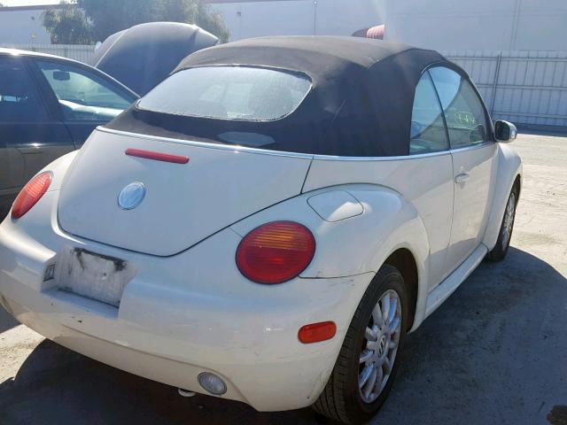 3VWCM31Y15M367708 - 2005 VOLKSWAGEN NEW BEETLE Creme Foto 4