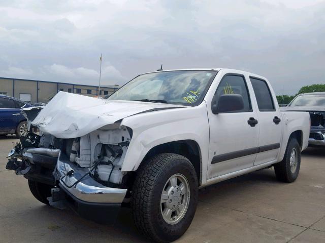 1GCCS33E188213181 - 2008 CHEVROLET COLORADO L WHITE photo 2