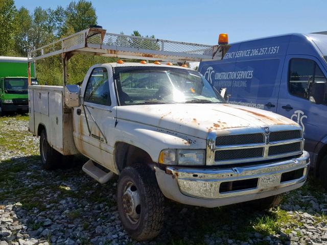 3B6MC36W0XM545343 - 1999 DODGE RAM 3500 WHITE photo 1