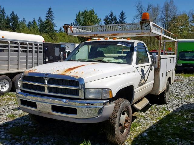 3B6MC36W0XM545343 - 1999 DODGE RAM 3500 WHITE photo 2