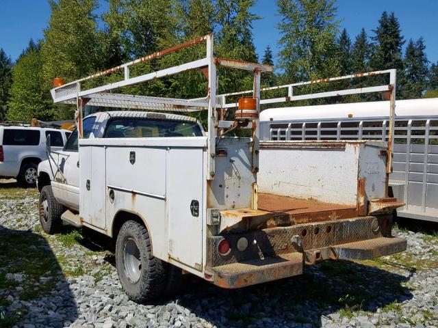 3B6MC36W0XM545343 - 1999 DODGE RAM 3500 WHITE photo 3