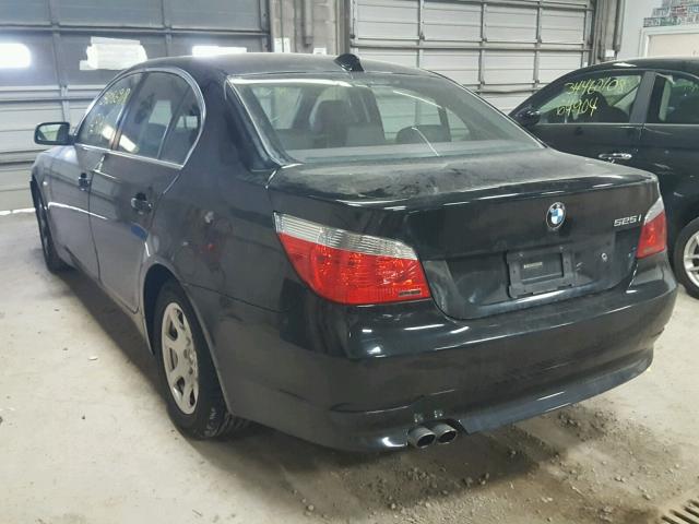 WBANA53544B852396 - 2004 BMW 525 I BLACK photo 3