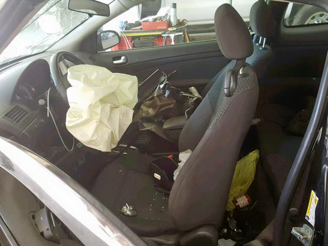 1G2AL15FX77362714 - 2007 PONTIAC G5 BLACK photo 5