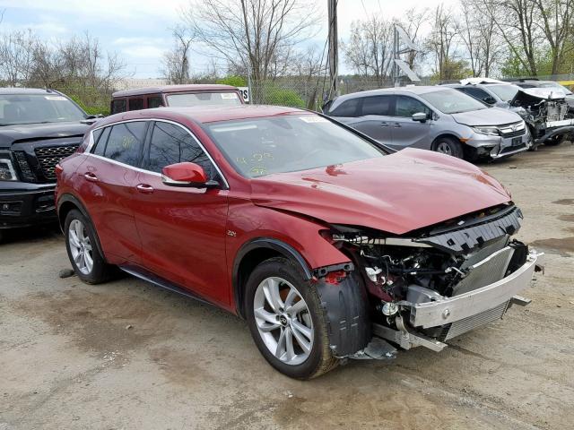 SJKCH5CP2JA057000 - 2018 INFINITI QX30 BASE RED photo 1