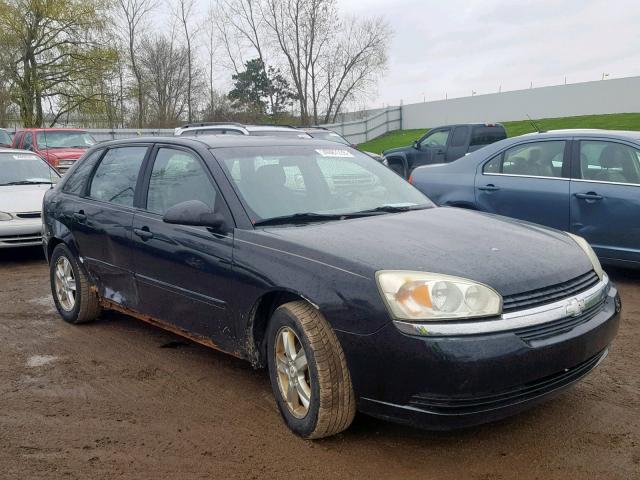 1G1ZT64835F172506 - 2005 CHEVROLET MALIBU MAX BLACK photo 1