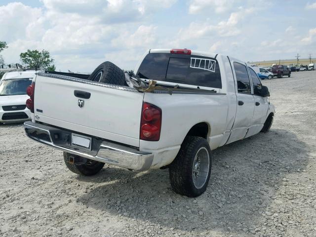 3D7KS29A18G148228 - 2008 DODGE RAM 2500 WHITE photo 4