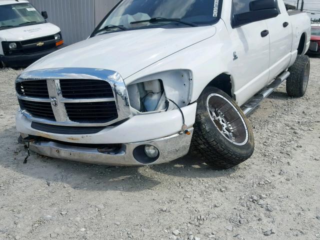 3D7KS29A18G148228 - 2008 DODGE RAM 2500 WHITE photo 9