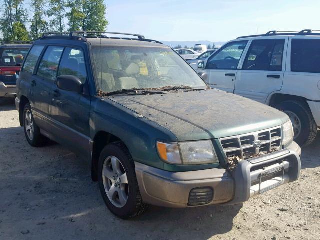 JF1SF6552WG761259 - 1998 SUBARU FORESTER S GREEN photo 1