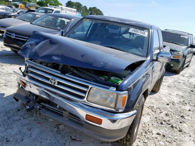 JT4TN14D1T0020392 - 1996 TOYOTA T100 XTRAC BLUE photo 2