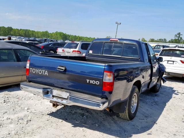 JT4TN14D1T0020392 - 1996 TOYOTA T100 XTRAC BLUE photo 4