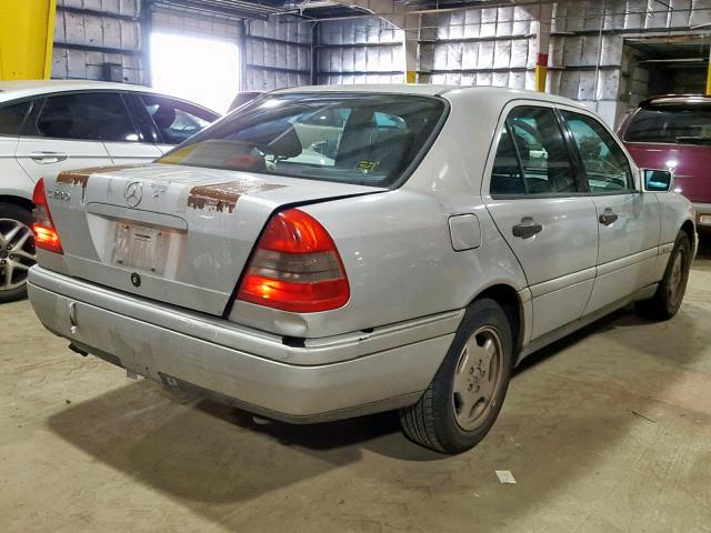 WDBHA28E5VF551555 - 1997 MERCEDES-BENZ C 280 SILVER photo 4