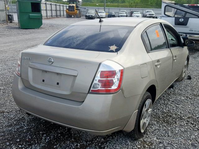 3N1AB61E19L632410 - 2009 NISSAN SENTRA 2.0 BEIGE photo 4