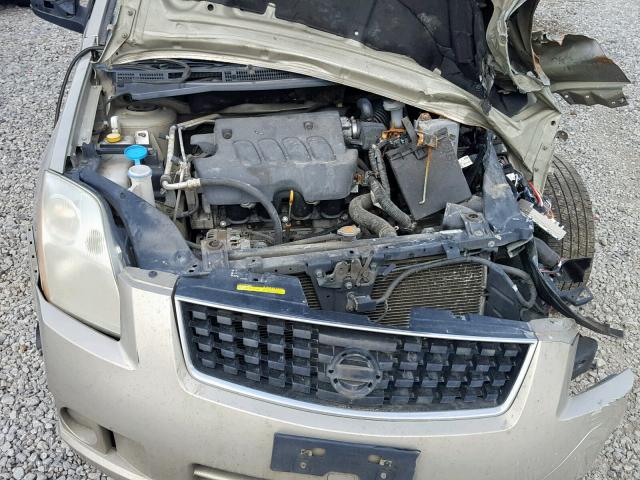 3N1AB61E19L632410 - 2009 NISSAN SENTRA 2.0 BEIGE photo 7