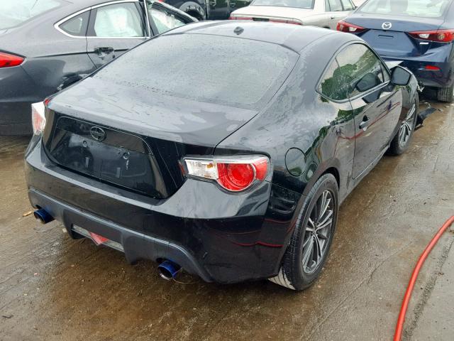 JF1ZNAA17D2721891 - 2013 TOYOTA SCION FR-S BLACK photo 4