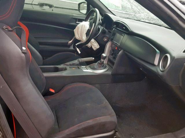 JF1ZNAA17D2721891 - 2013 TOYOTA SCION FR-S BLACK photo 5