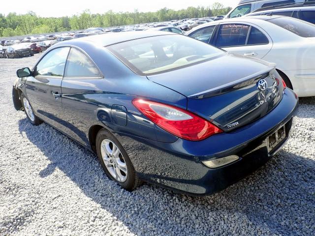 4T1CE30P67U754600 - 2007 TOYOTA CAMRY SOLA BLUE photo 3