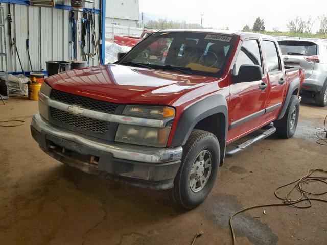 1GCDT136968192737 - 2006 CHEVROLET COLORADO RED photo 2