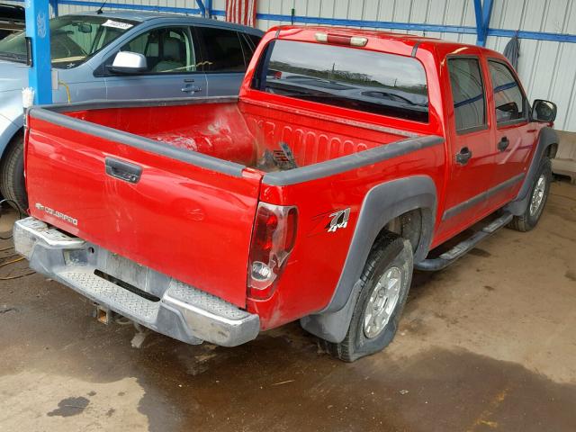 1GCDT136968192737 - 2006 CHEVROLET COLORADO RED photo 4