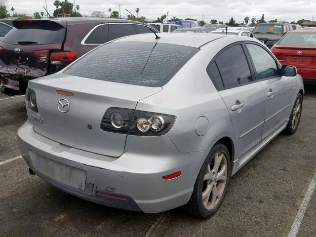 JM1BK324681151225 - 2008 MAZDA 3 S SILVER photo 4