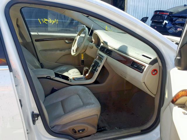 YV1AH852171028135 - 2007 VOLVO S80 V8 WHITE photo 5