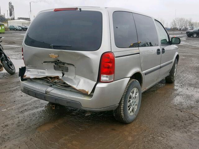 1GNDU03LX5D305752 - 2005 CHEVROLET UPLANDER GRAY photo 4