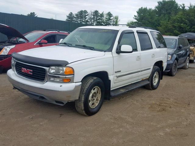 1GKEK13Z93J318380 - 2003 GMC YUKON WHITE photo 2