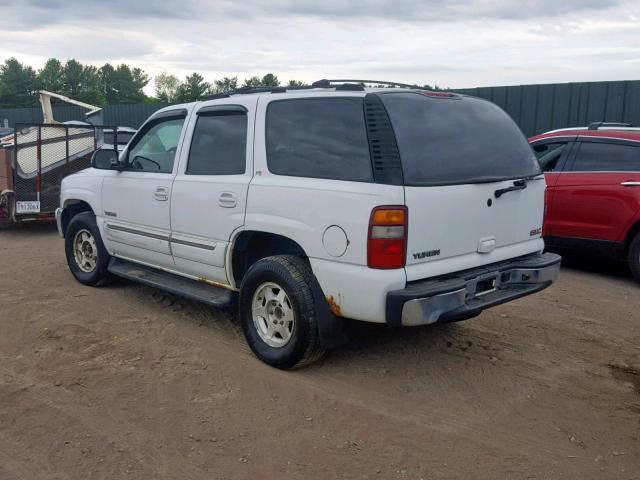 1GKEK13Z93J318380 - 2003 GMC YUKON WHITE photo 3