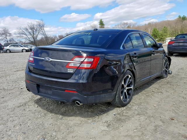 1FAHP2E99EG107733 - 2014 FORD TAURUS SEL BLACK photo 4