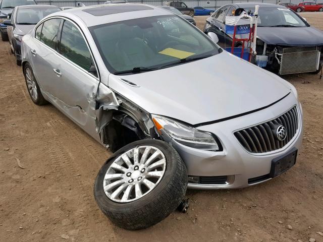 2G4GS5EK1C9143979 - 2012 BUICK REGAL PREM SILVER photo 1