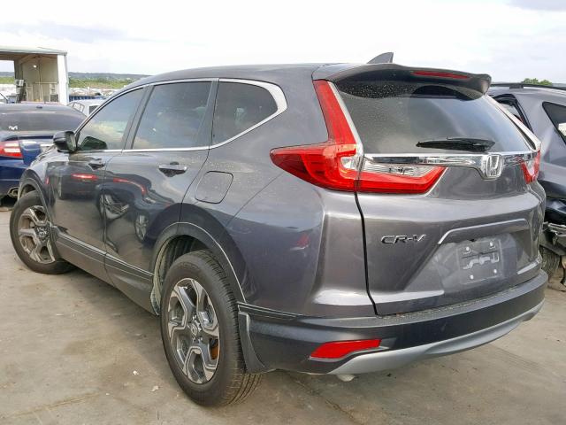 5J6RW1H81JA013853 - 2018 HONDA CR-V EXL GRAY photo 3