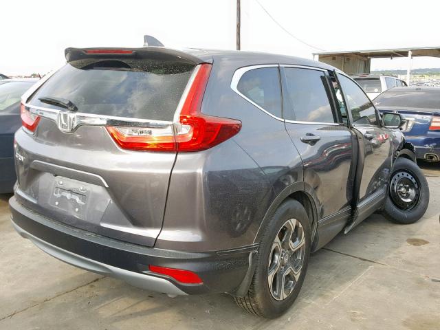 5J6RW1H81JA013853 - 2018 HONDA CR-V EXL GRAY photo 4