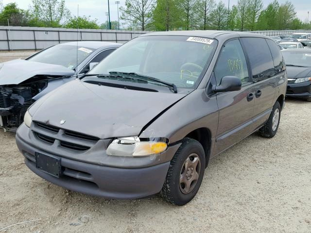 2B4FP2534VR335535 - 1997 DODGE CARAVAN CHARCOAL photo 2