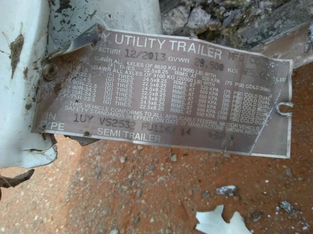 1UYVS2532FU118214 - 2015 UTILITY TRAILER Ağ foto 10