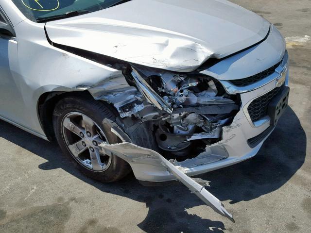 1G11C5SL0FF134070 - 2015 CHEVROLET MALIBU 1LT SILVER photo 9